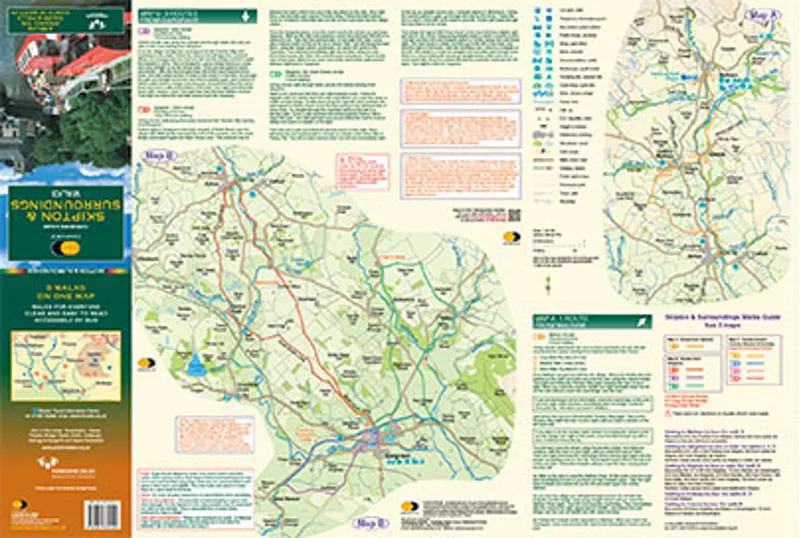 Harvey Maps - Yorkshire Dales Skipton and Surroundings-1